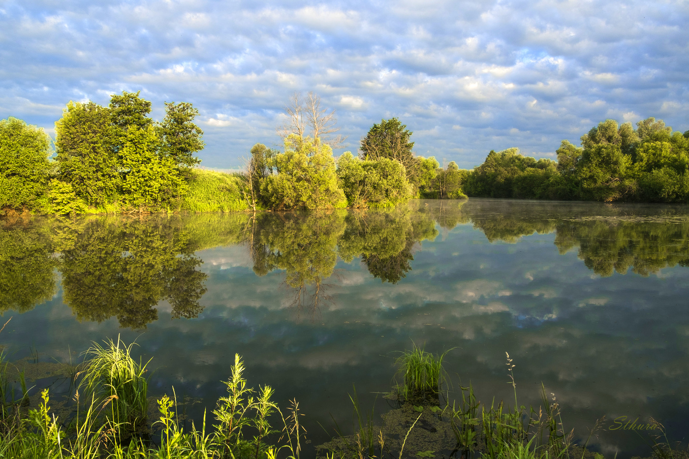 Утренние облака.