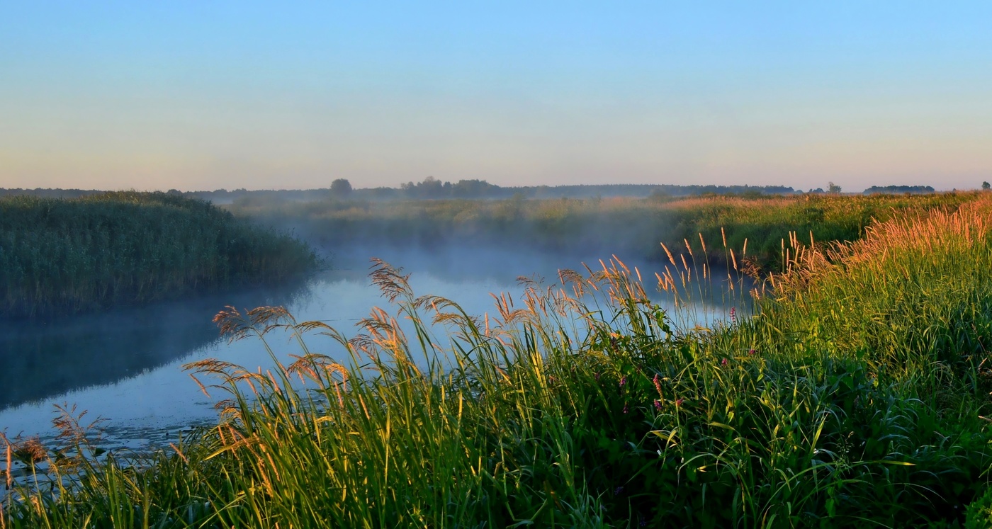 Речные просторы...
