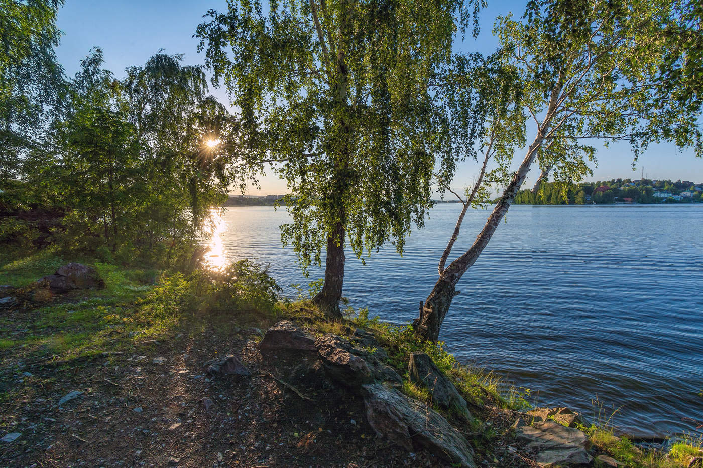 Закатный луч