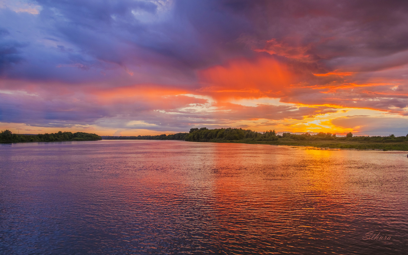 Вечер на Оке.