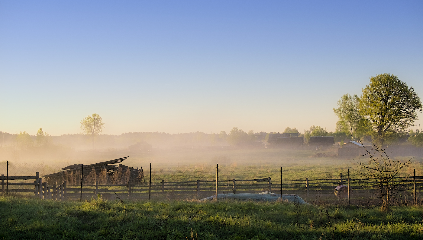 Деревенские рассветы.