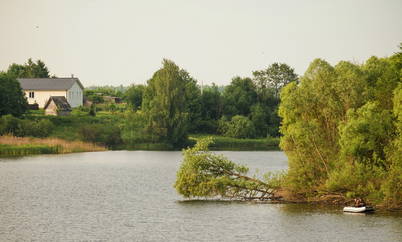 На реке Касня.