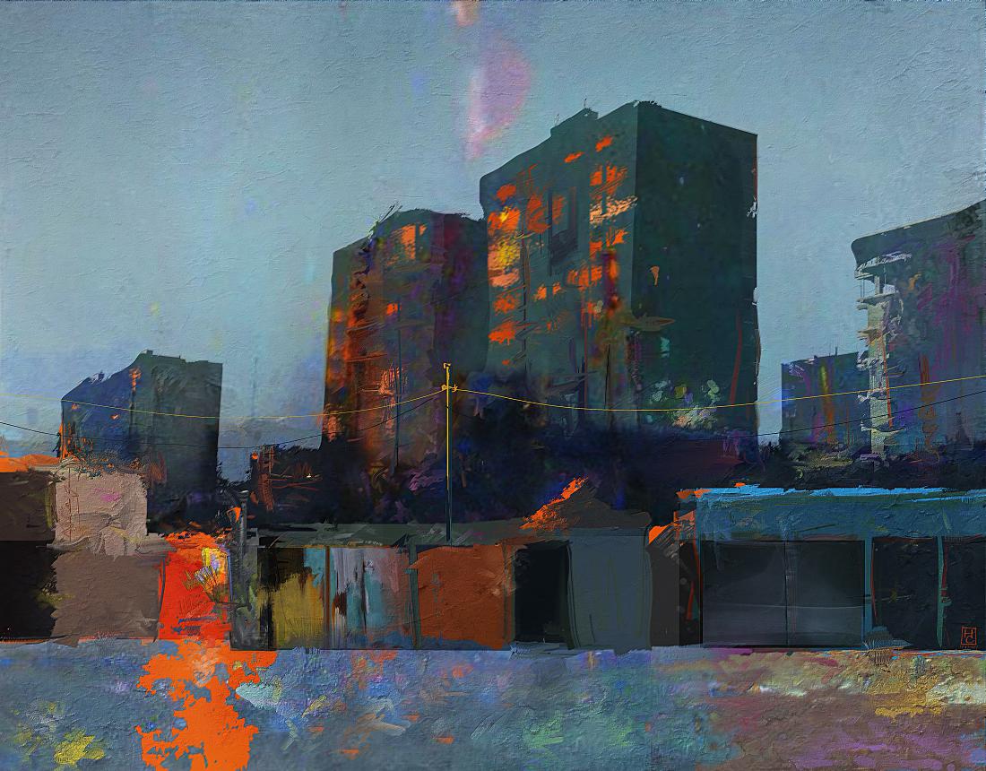 Западный. Гаражи