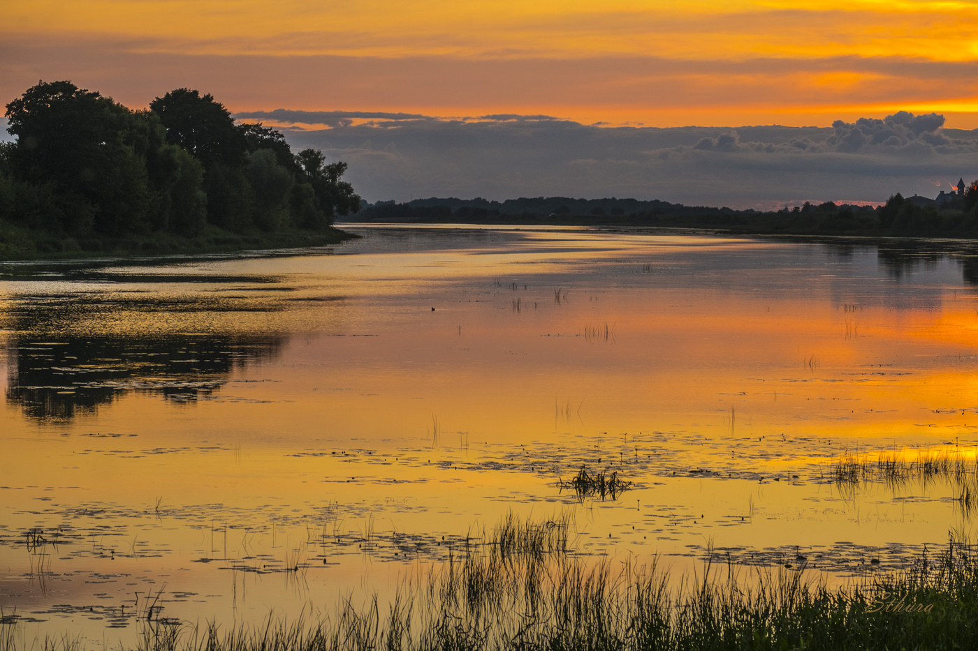 Вечерние сумерки.