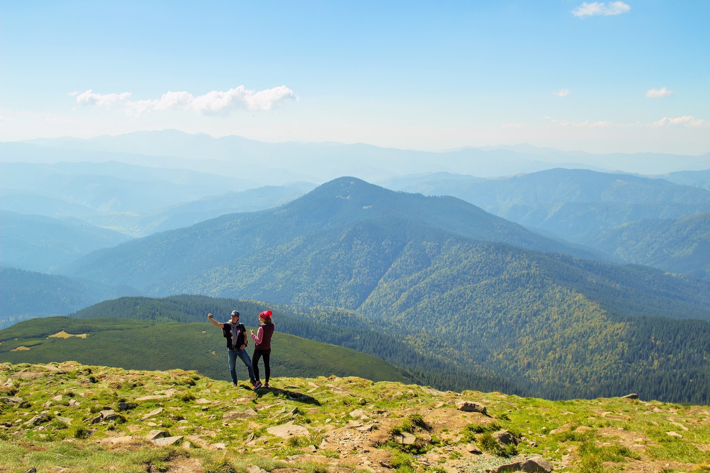 Селфи на Говерле (2061 м)