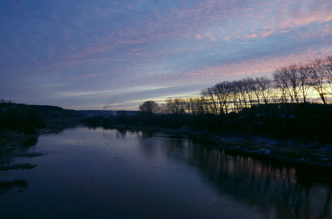 Кунгур. Сылва. Ноябрь.