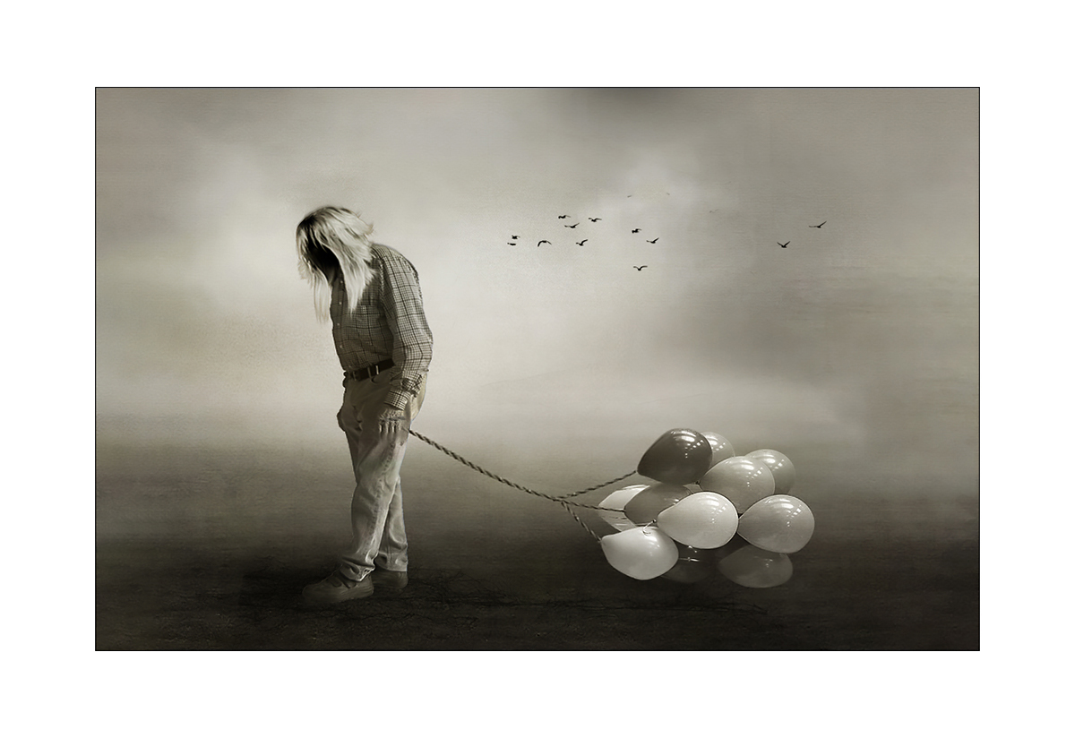 продавец воздушных шаров