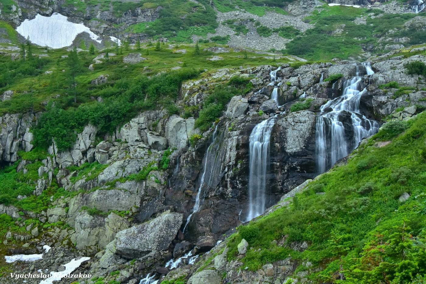 Водопад в Кузнецкий Алатау