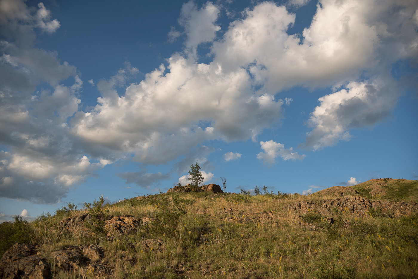 Облака бегут по ветру