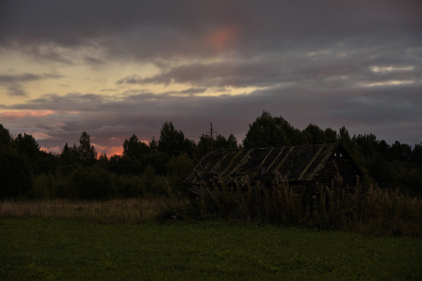 Поздний вечер ...
