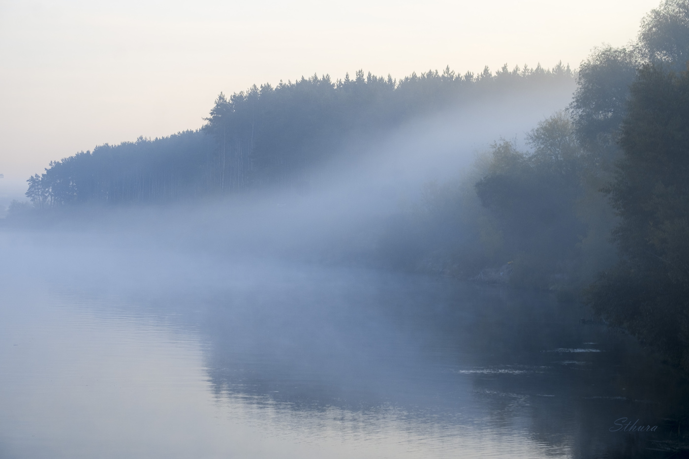 Туман на Оке.