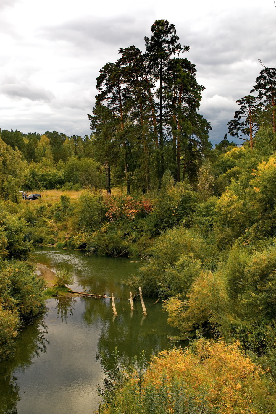 Сентябрьским днём.