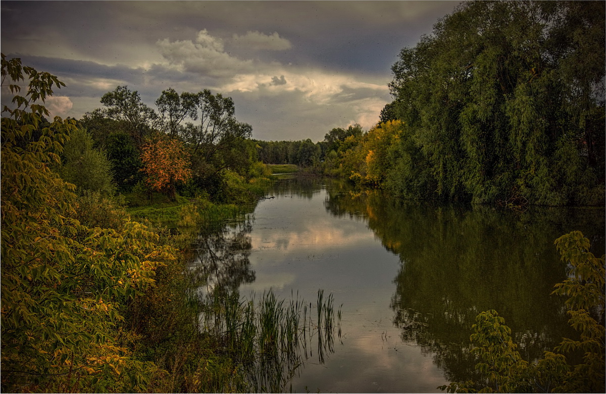 Теплый сентябрь. Вечерняя заводь