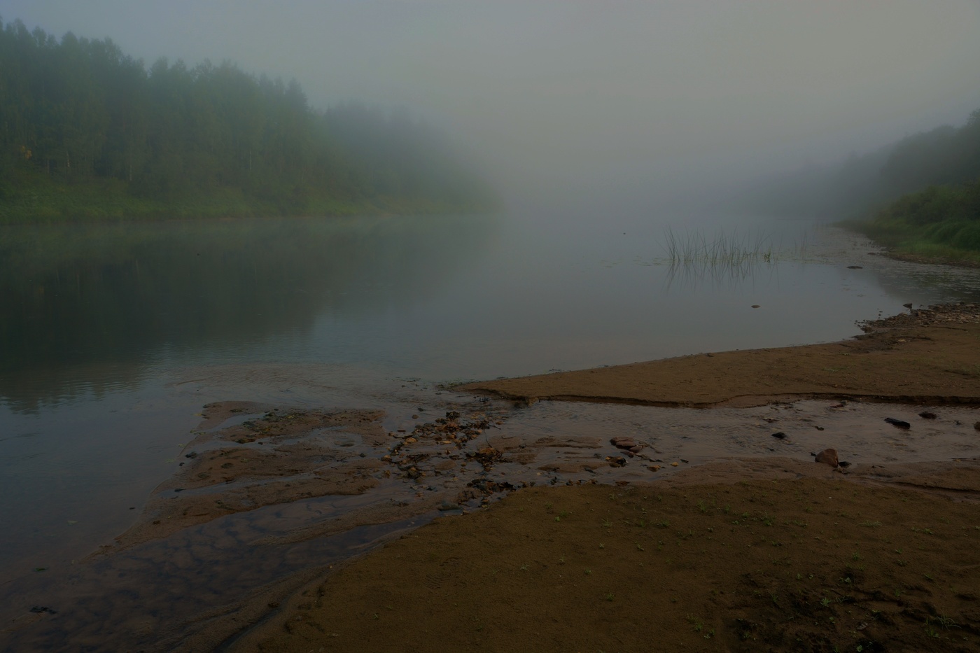 "Утренний туман прохладной ночи ..."