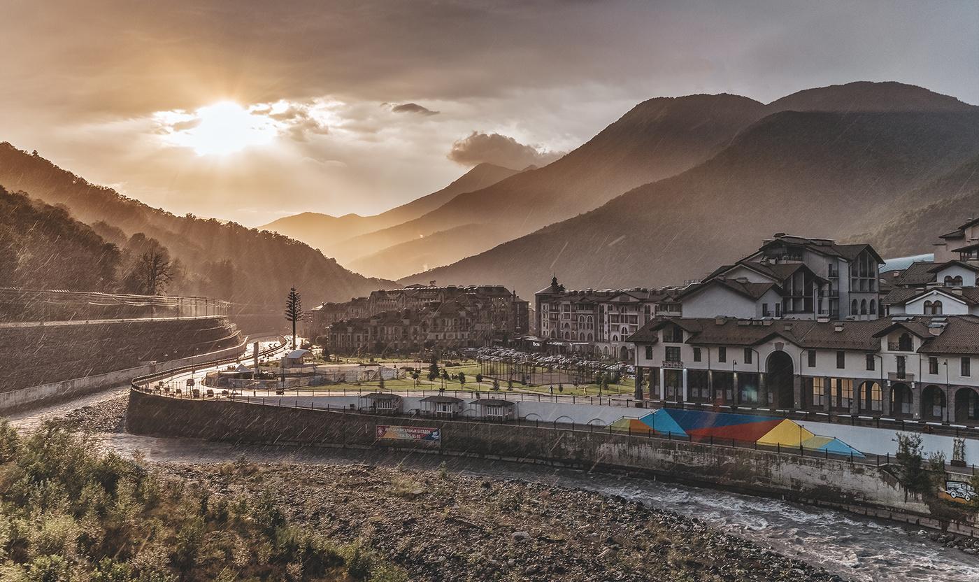 в горах слепой дождь