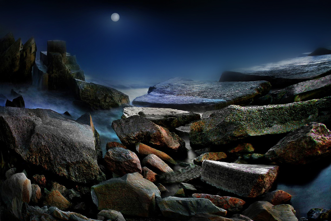 Лунный пляж …для садо-мазо-Йогов :)