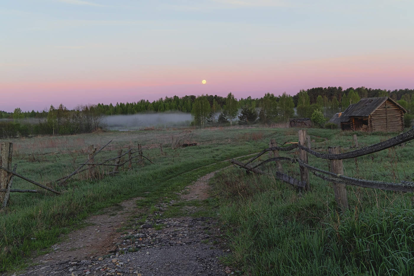 Полнолуние в деревне