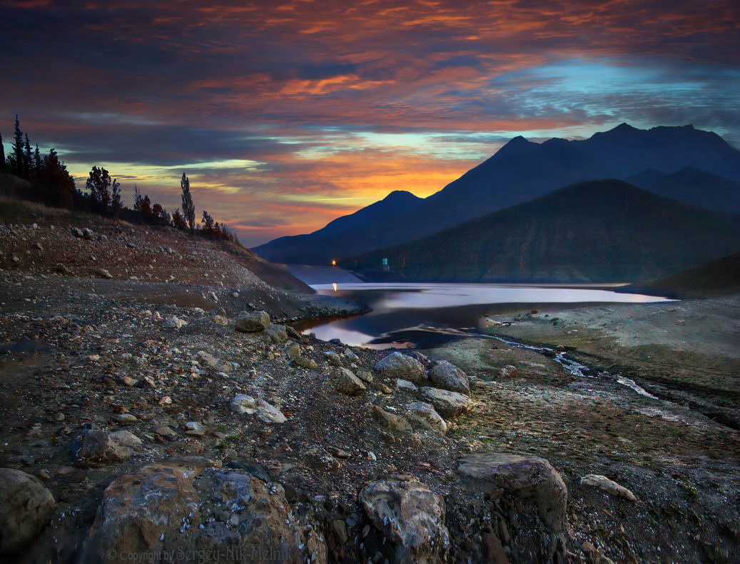 Изобильненское водохранилище в Крыму
