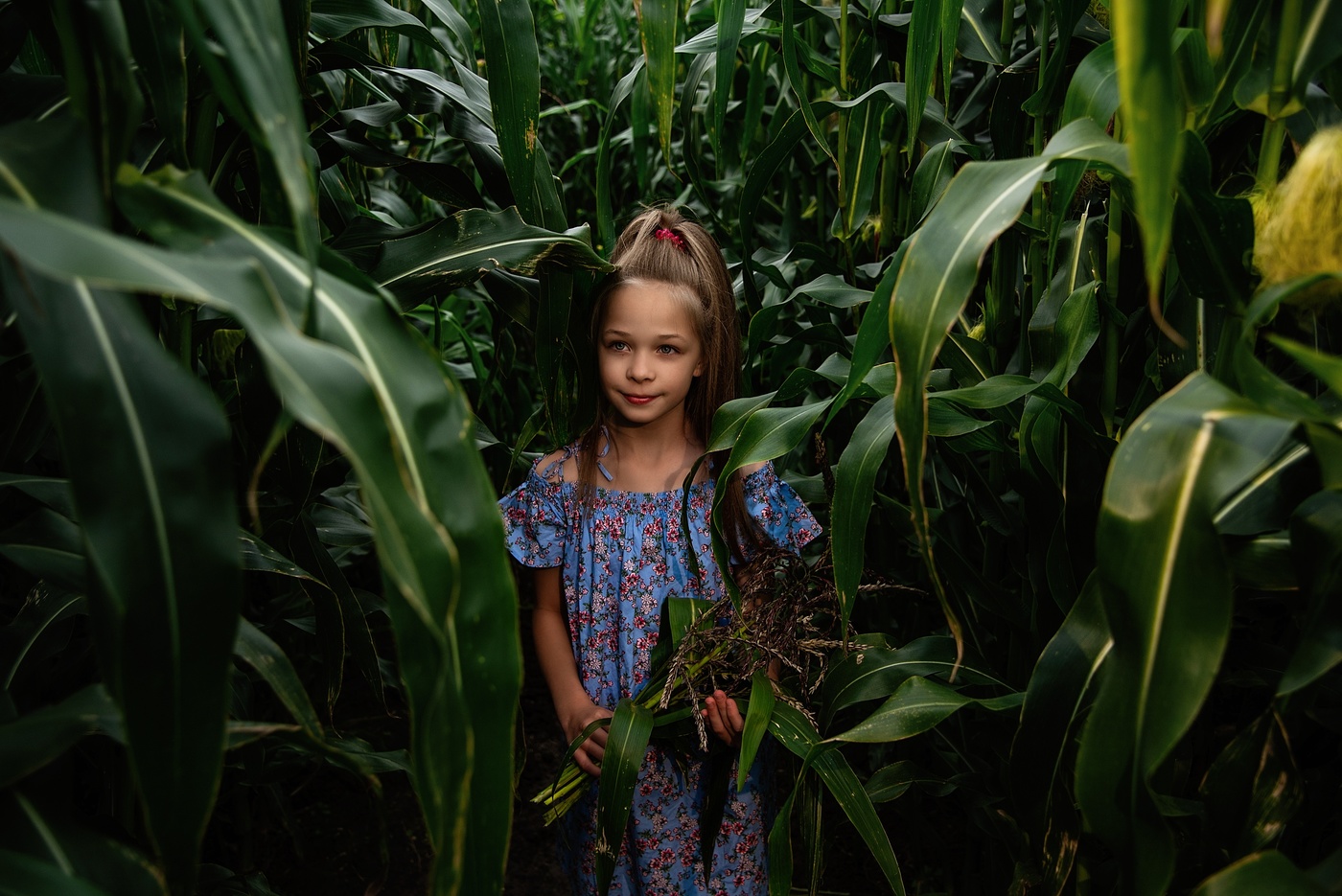 Одна среди листвы