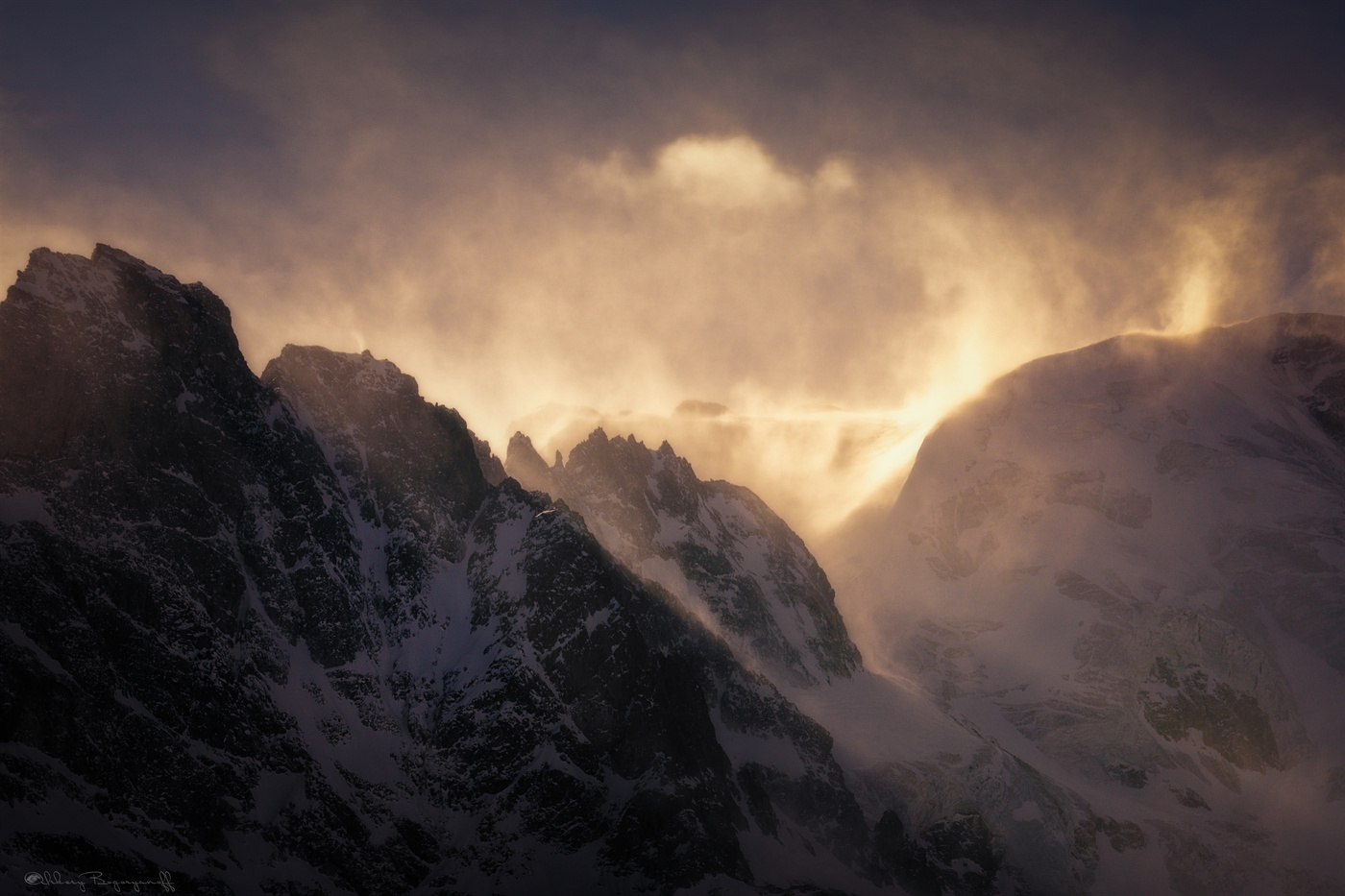 Непогода в горах...