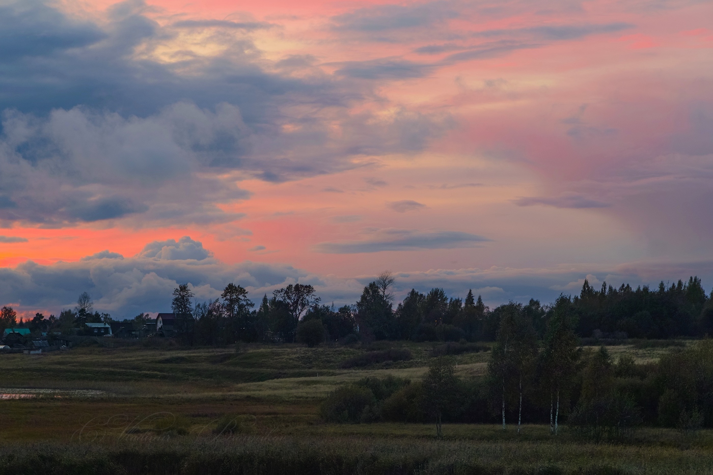 Деревенские закаты