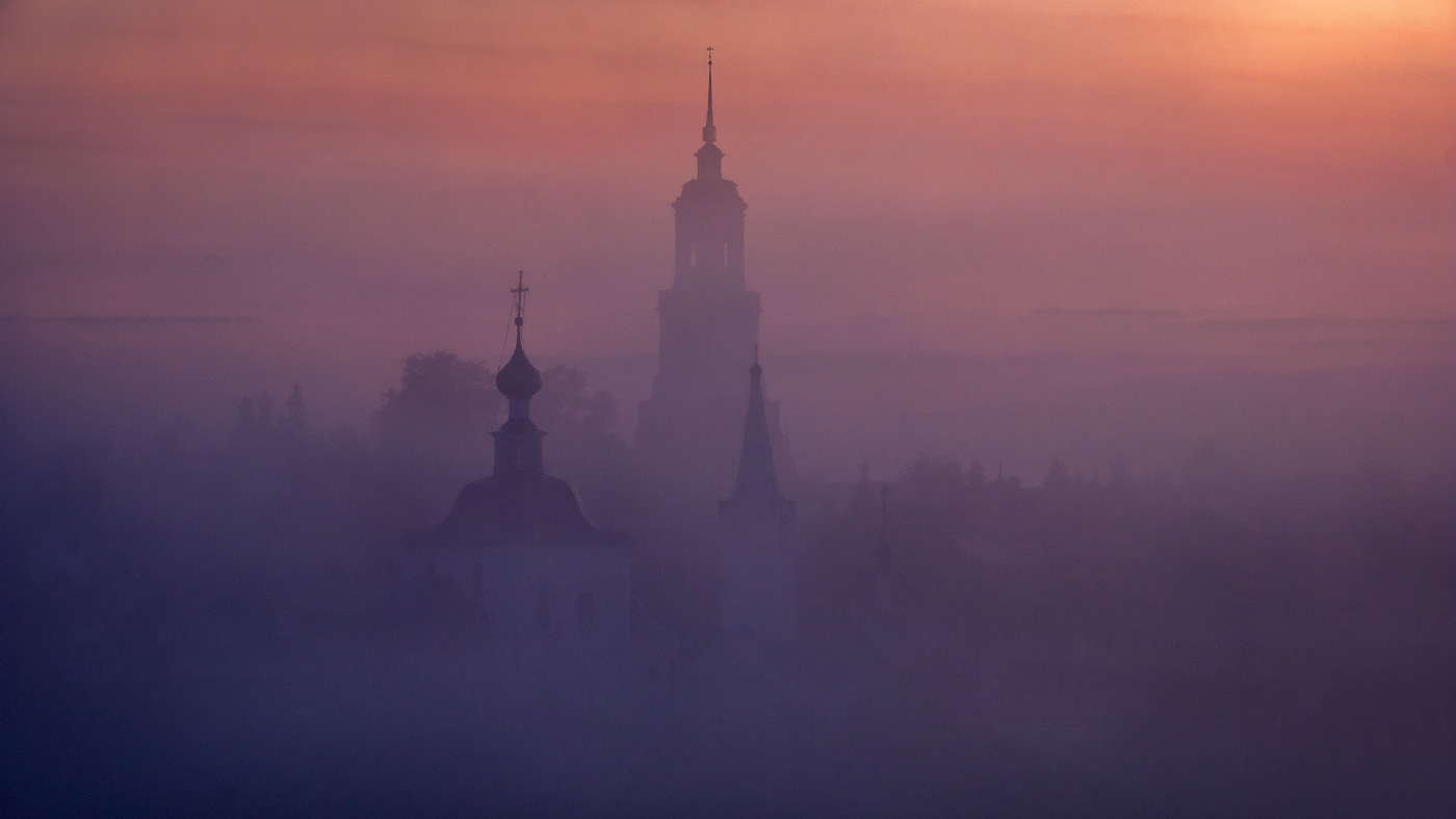 Туманные сумерки Суздаля