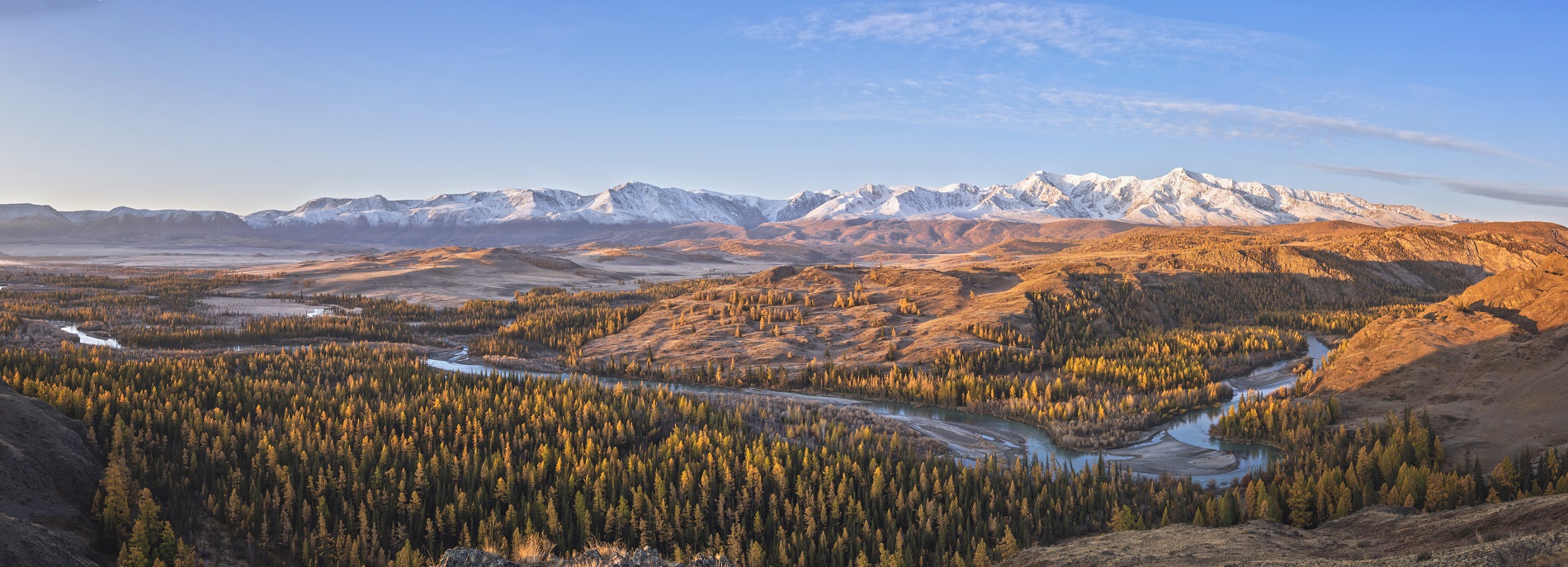 Рассвет в Курае.