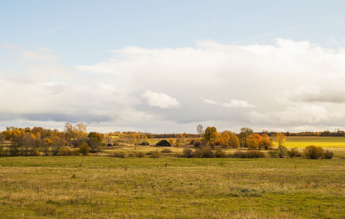 Октябрь за городом