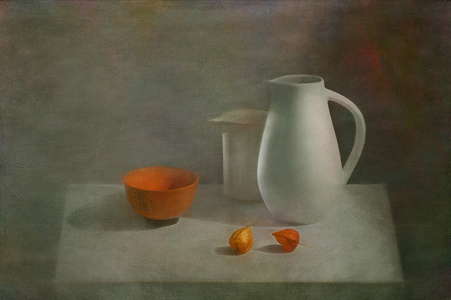 оранжевая миска