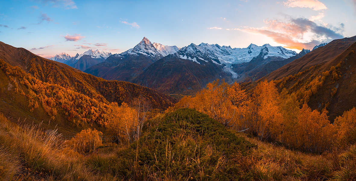 Сумерки в Домбае
