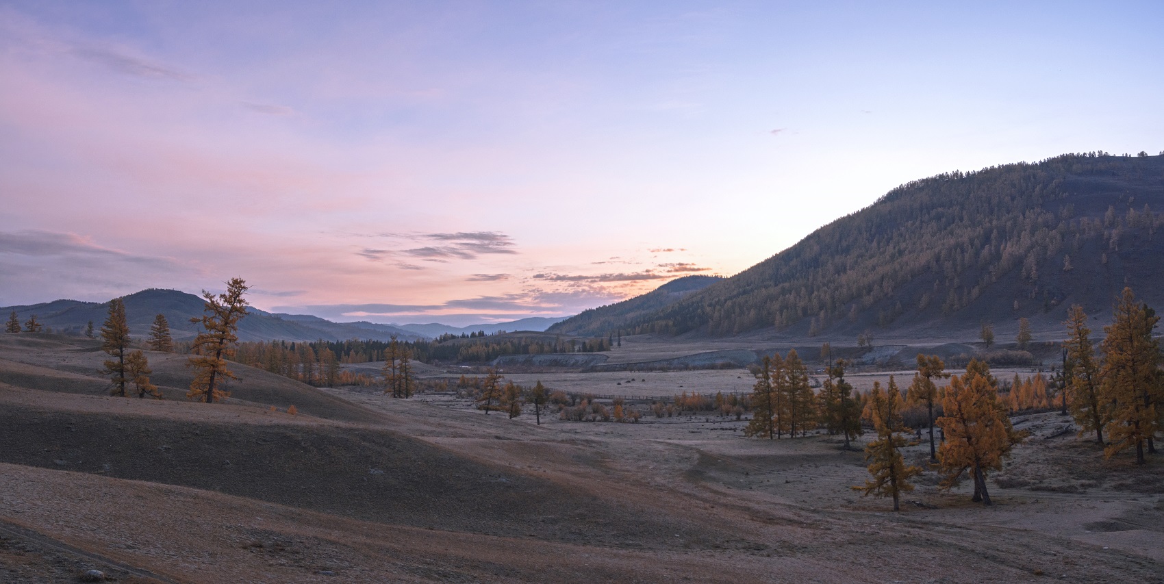 Утро в горах.