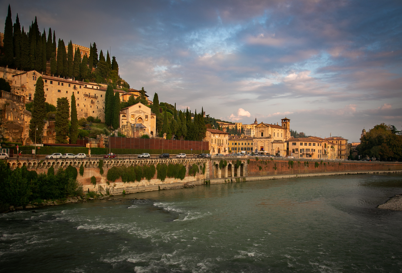 Верона на закате