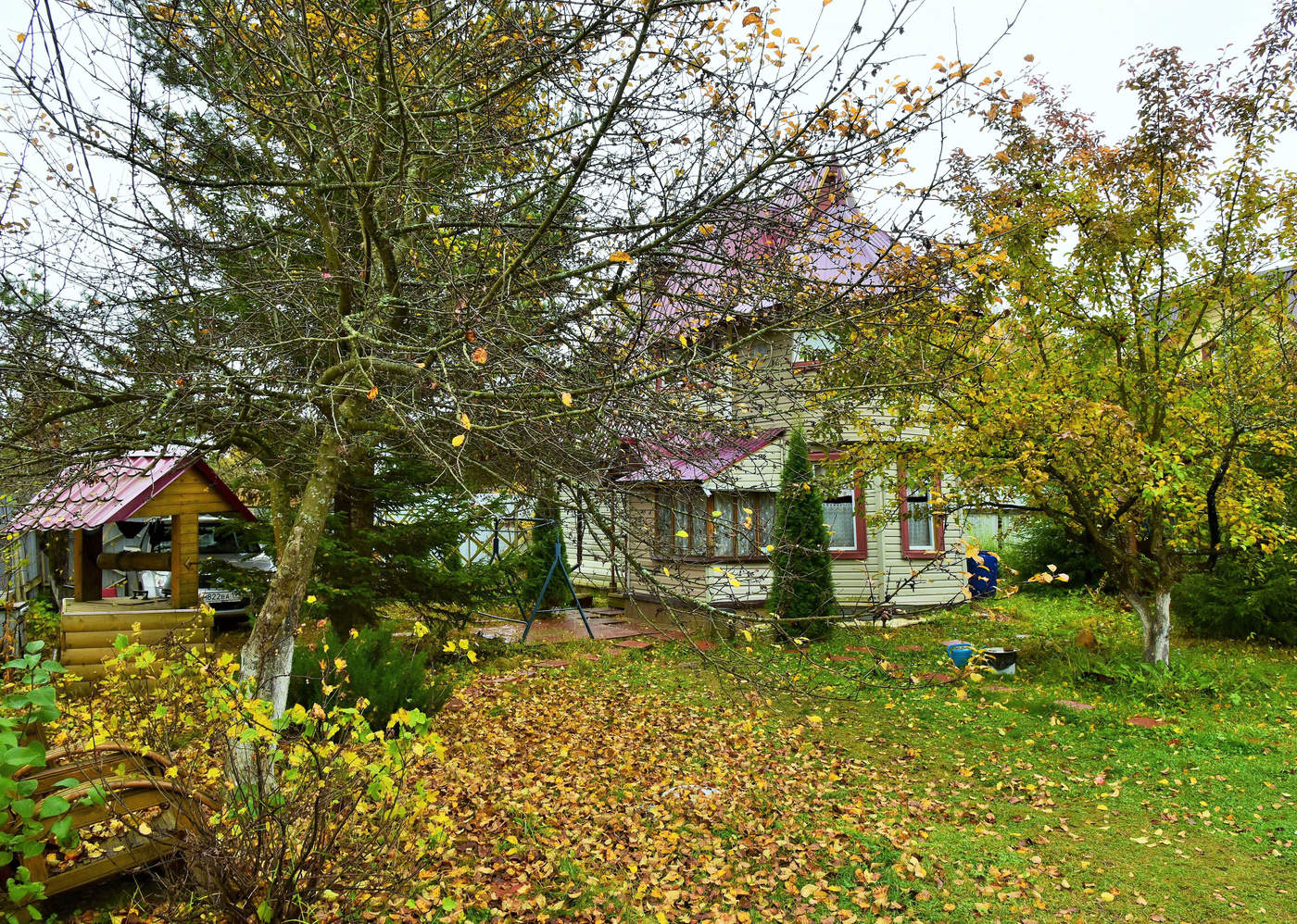 "Вот я вновь принимаю парад посветлевшей листвы на участке..."