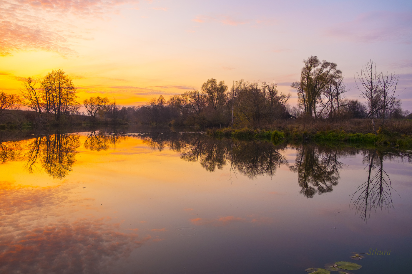 Вечер в октябре.