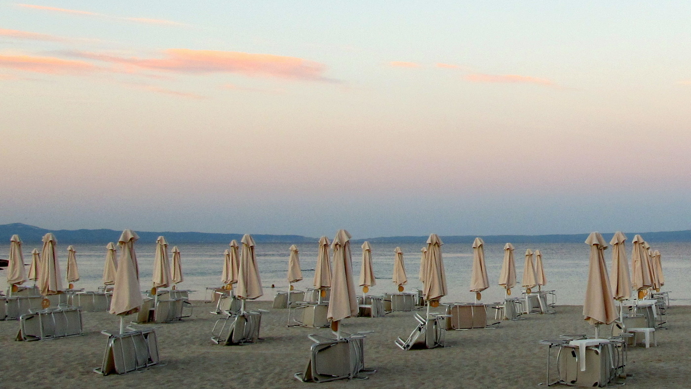 Утро на пляже