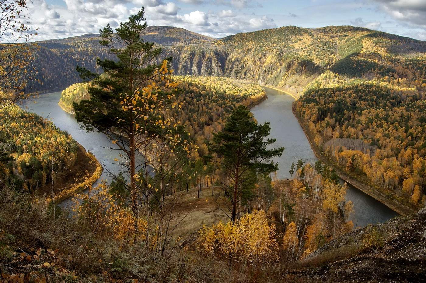 Осень на Манской петле.