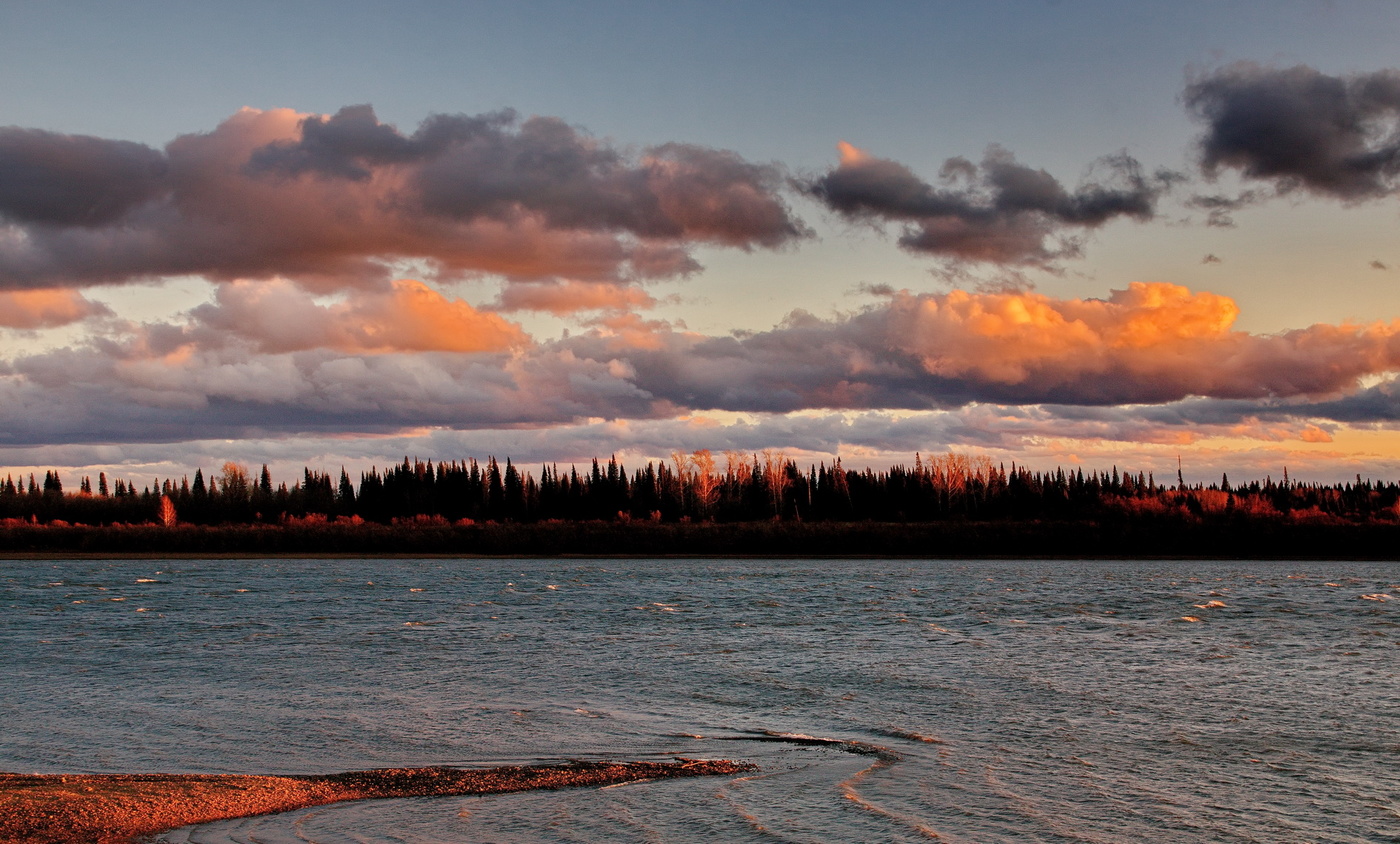 Осенний закат.