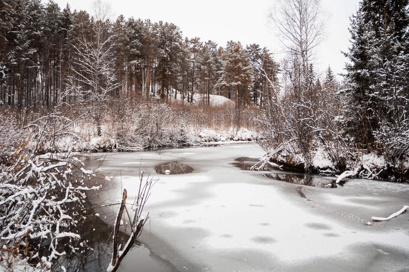 Зима в Октябре.