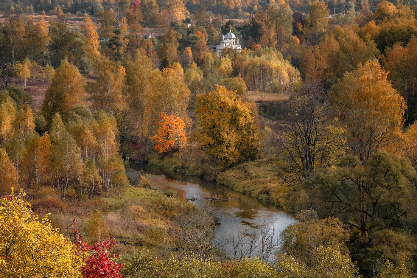 Истра в осеннем 2