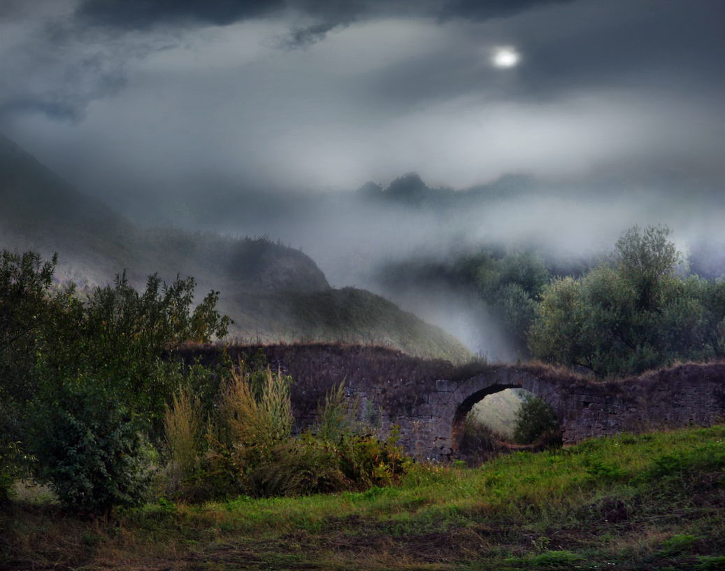 Туманное утро под стенами Хотинской фортеции