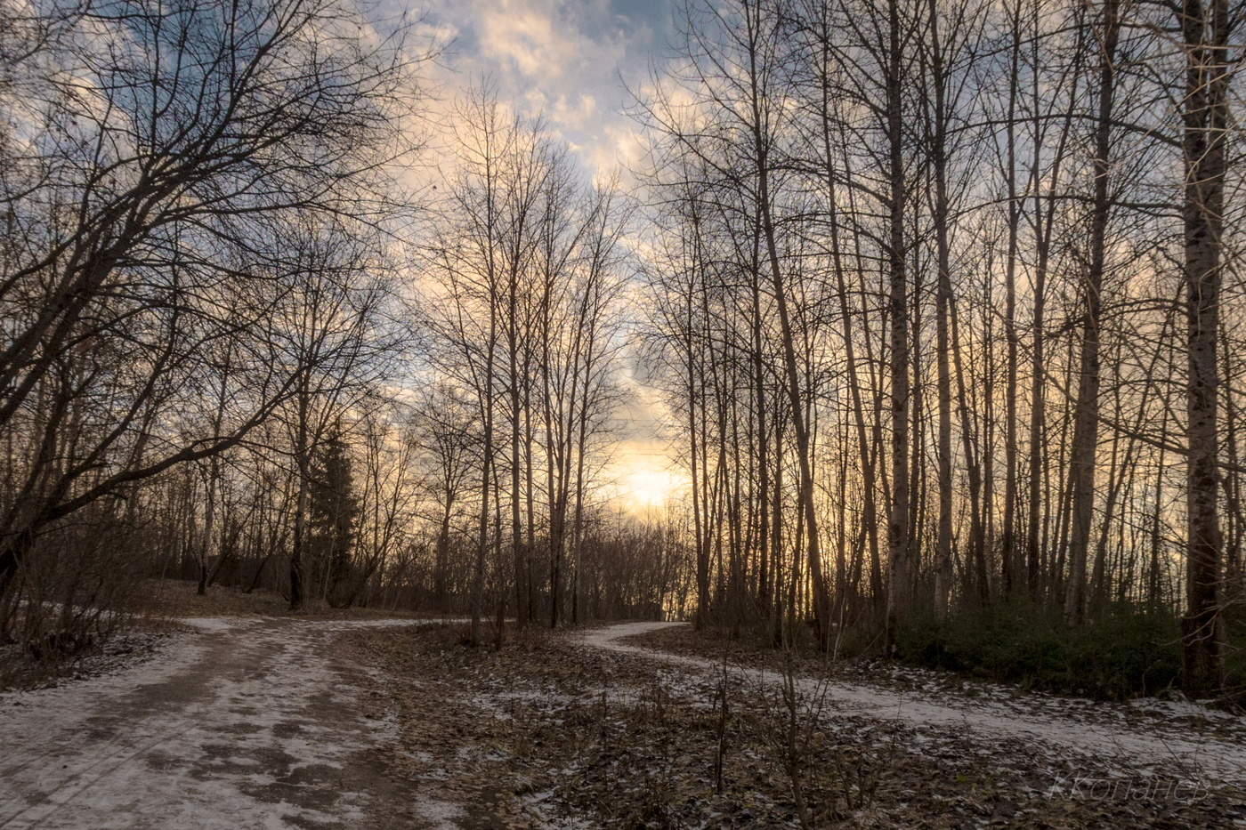 На закате дня