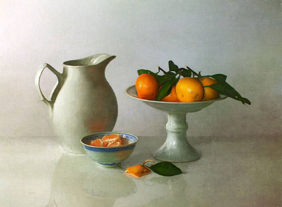 с мандаринами