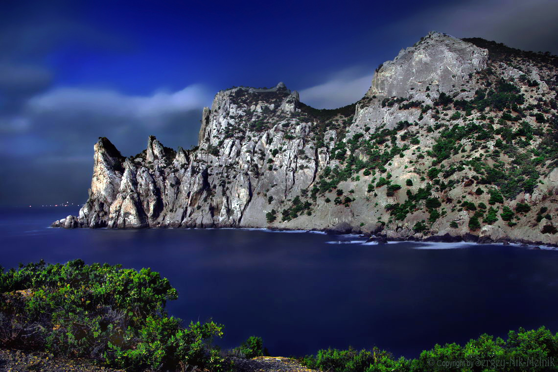 Новосветская в лунном сиянии