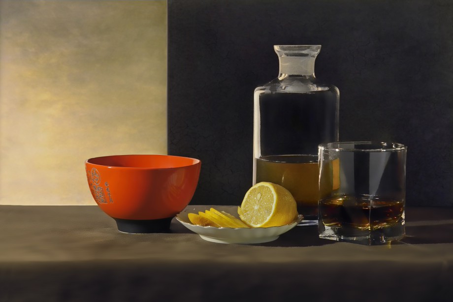 оранжевая чашка