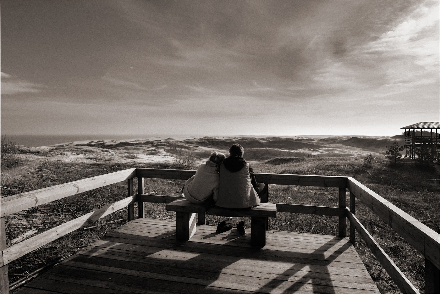 Дюны, солнце и осенняя меланхолия.