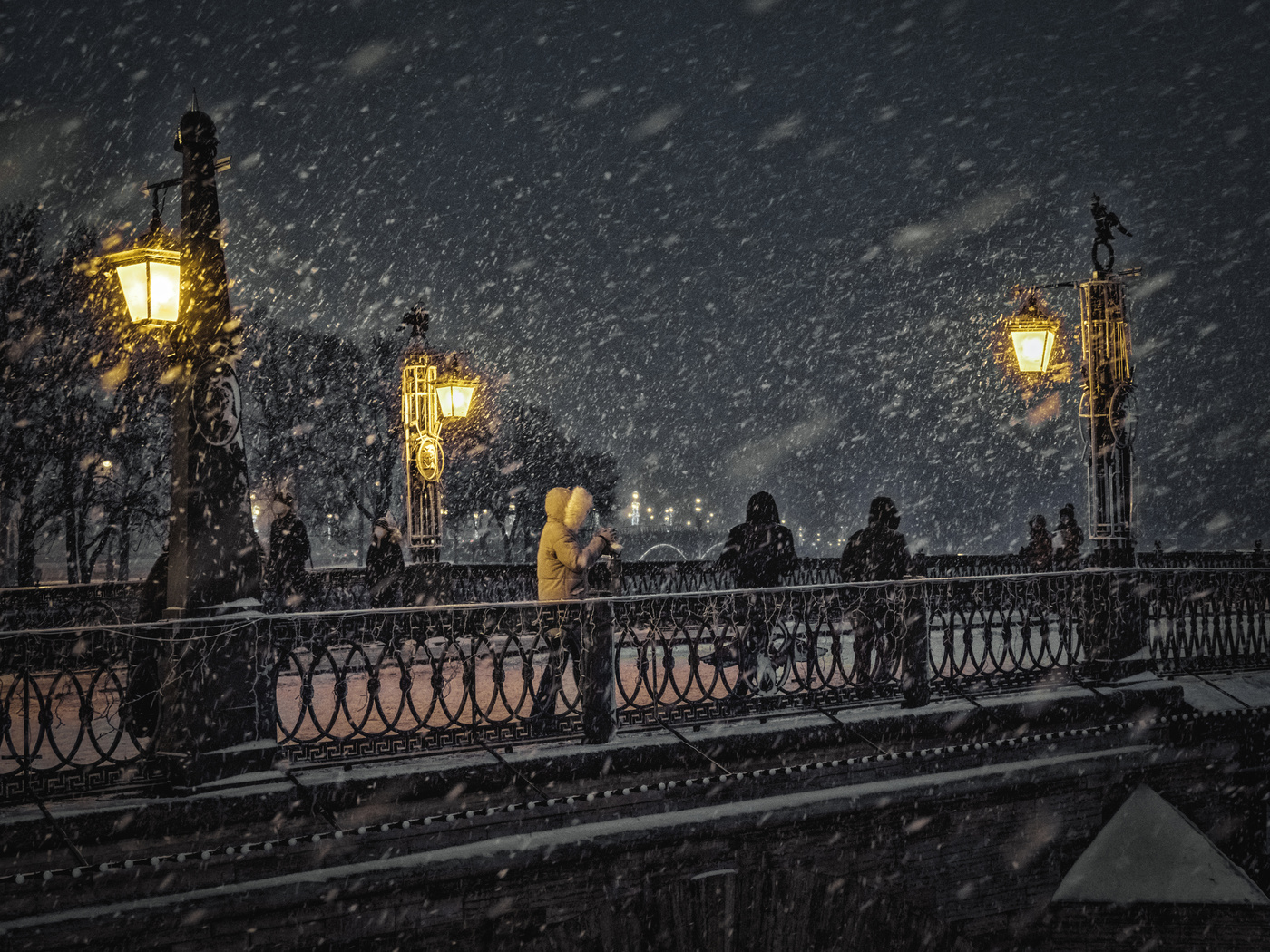 The romance of winter in St. Petersburg.