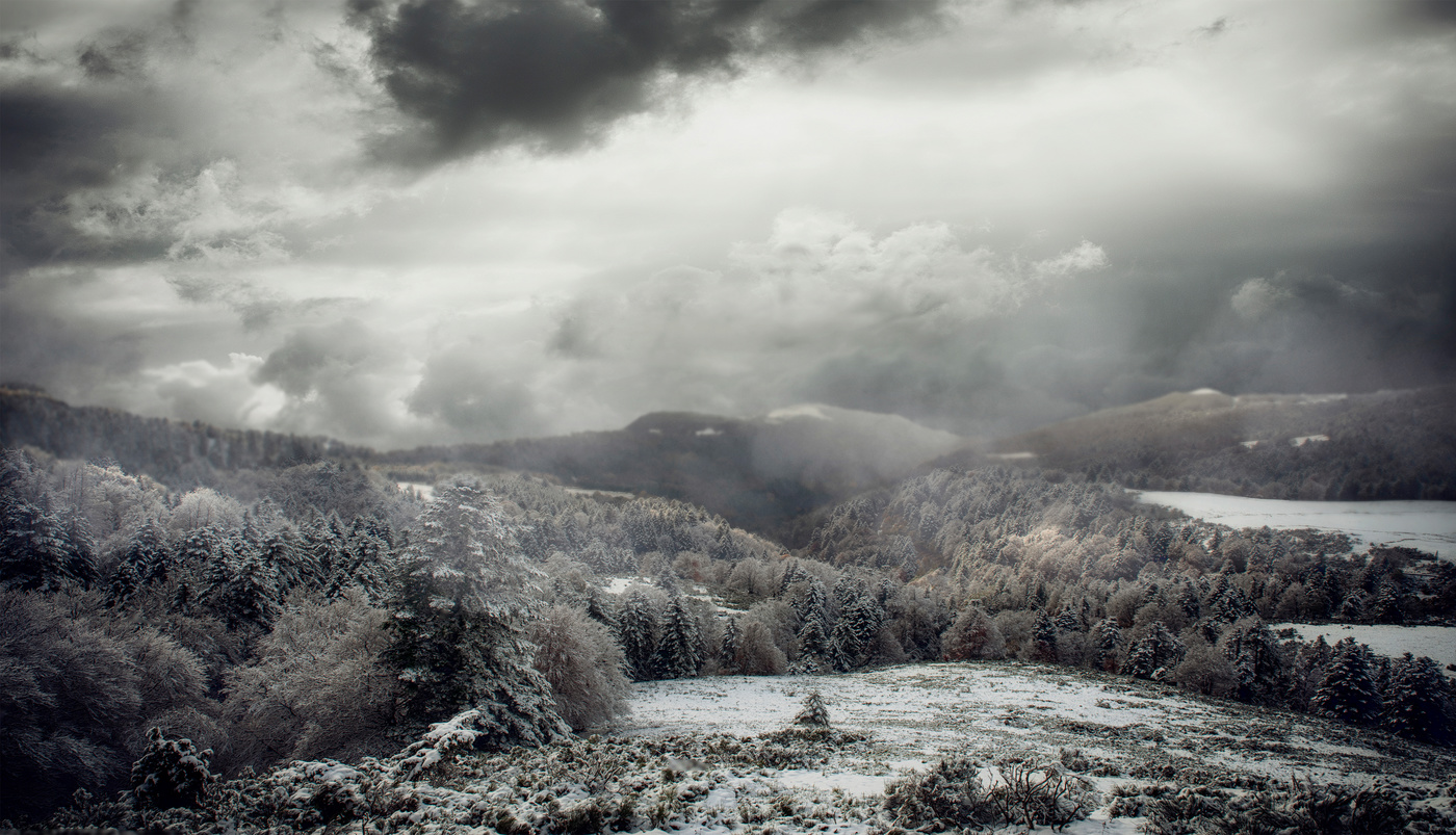 Начало царствования зимы...