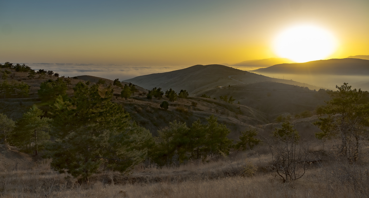 В лучах заката