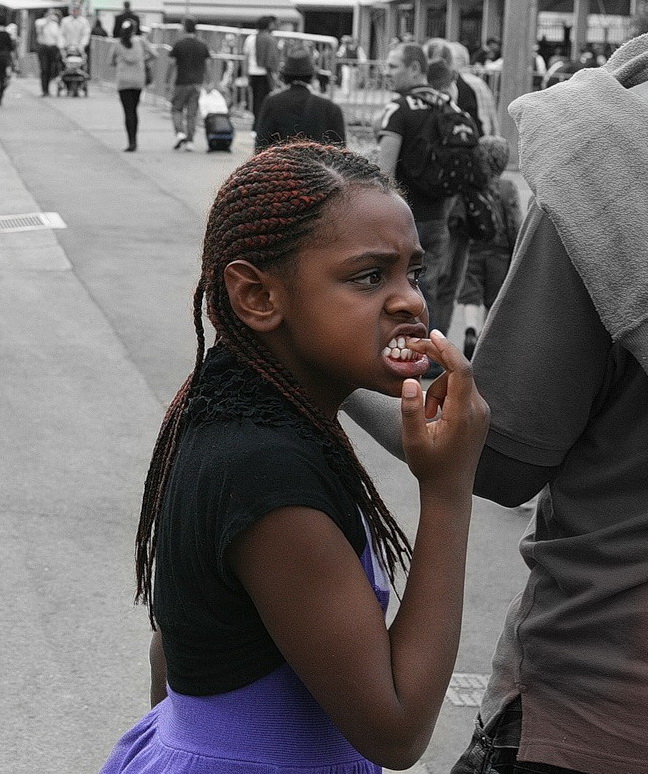 задумчивая....