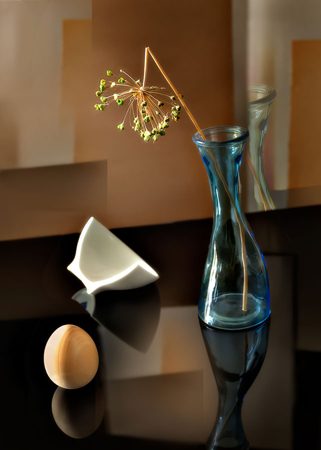 с поломанным стеблем